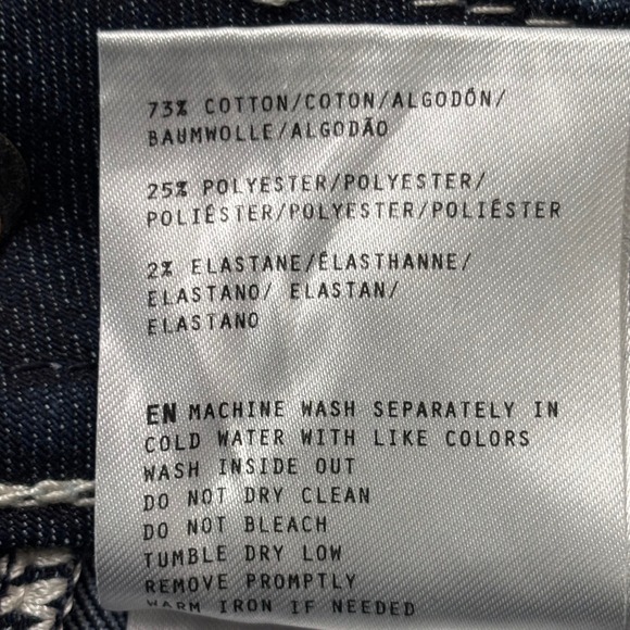 Miss Me Loose Saddle Stitch Border Chloe Bootcut Jeans Mid Rise 29x32 NWT - Picture 15 of 16